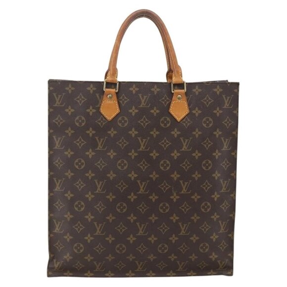 LOUIS VUITTON Monogram Sac Plat Hand Bag M51140 LV Auth ka630 - Picture 3 of 16
